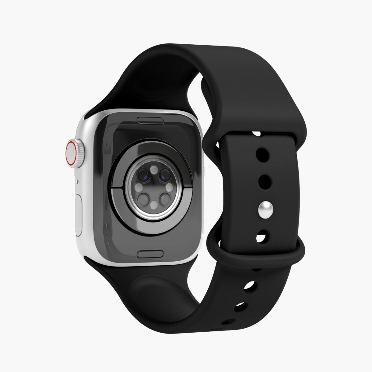 Vonmählen Silicon Loop 2 – Armband – für Apple Watch (diverse Grössen), Schwarz, Elastomer (TPR)