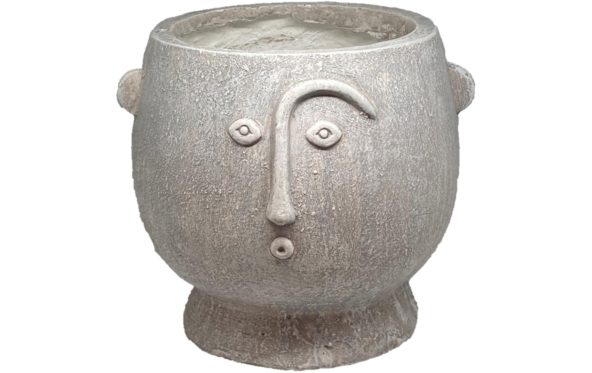 Dameco Pflanzentopf – Ø 18 × 16 cm – Keramik, Grau