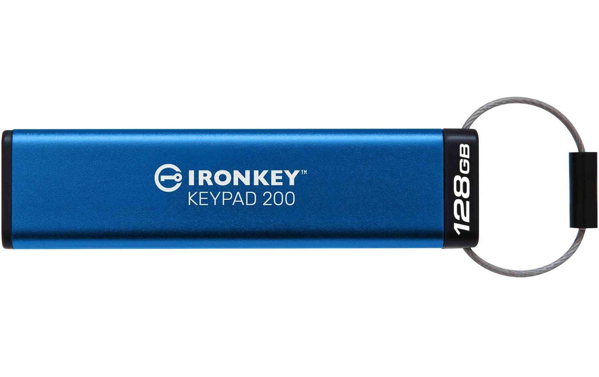 Kingston Technology Kingston IronKey KEYPAD200 USB-Stick – 256 GB, AES-256, FIPS 140-3 Level 3 (ausstehend), Tastenfeld