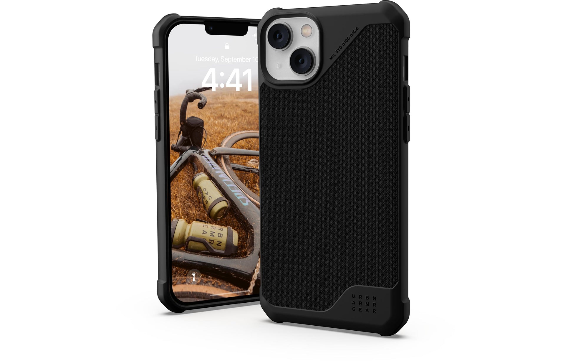 Urban Armor Gear UAG – Backcover Metropolis LT – für Apple iPhone 14 Plus – schwarz – MagSafe kompatibel, Fallschutz bis 4,8 m