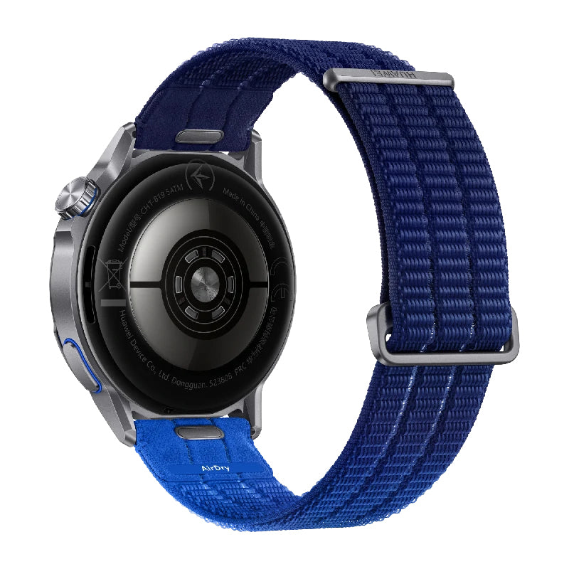 Huawei Watch GT Runner 2 44 mm GPS – Titan, Blau, 40 m, für iPhone