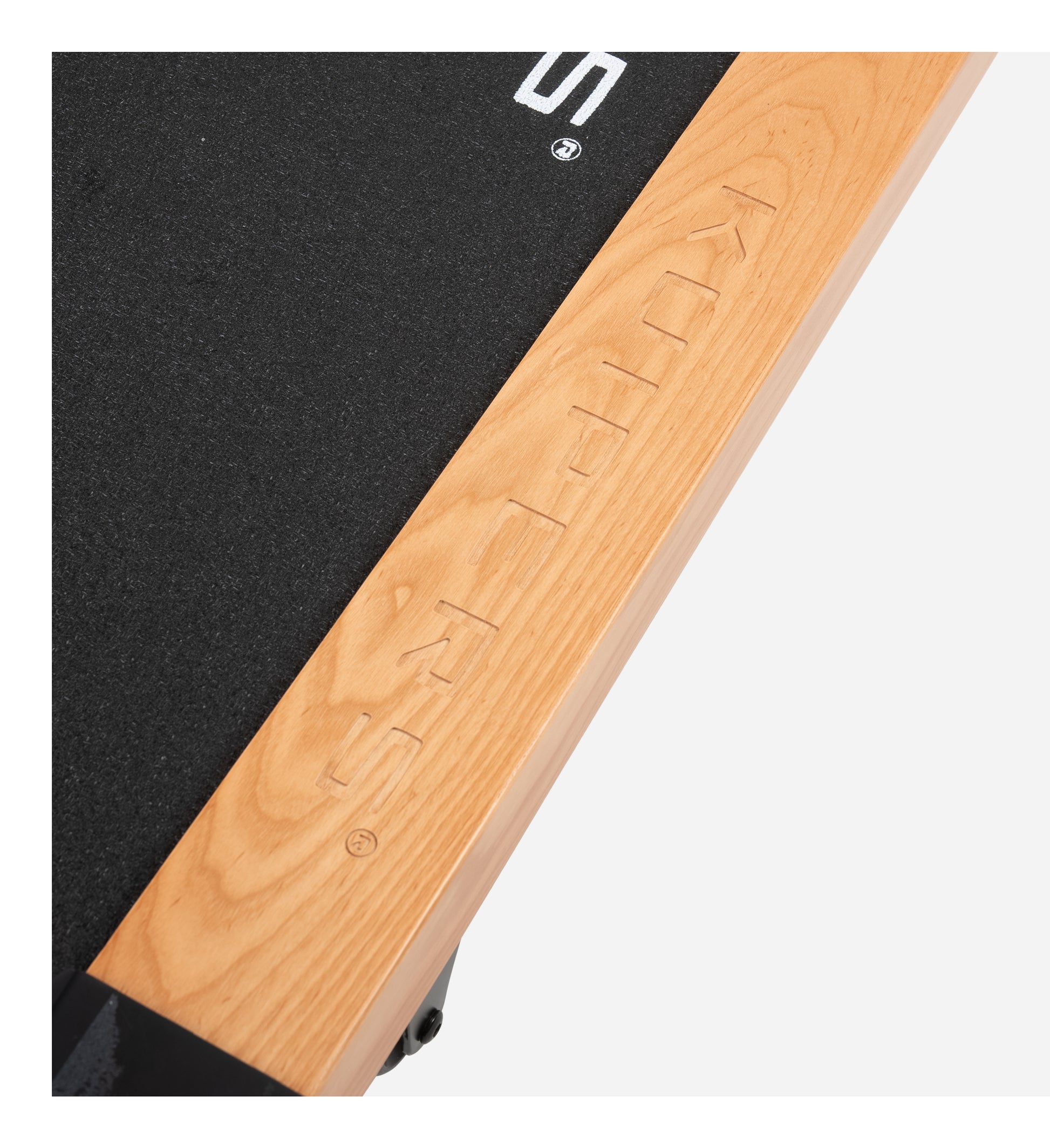 Kuipers Laufband R1, 14 km/h, 150 kg – Schwarz, Stahl/Holz