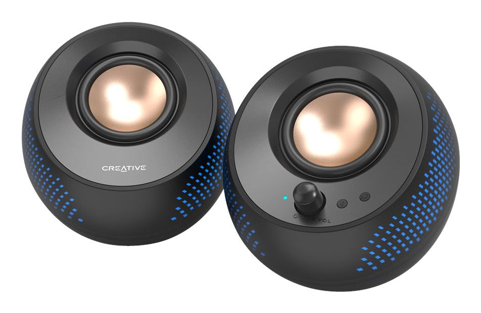 Creative Labs Creative Pebble X – PC-Lautsprecher – 2.0, 15 W, USB-C, Schwarz