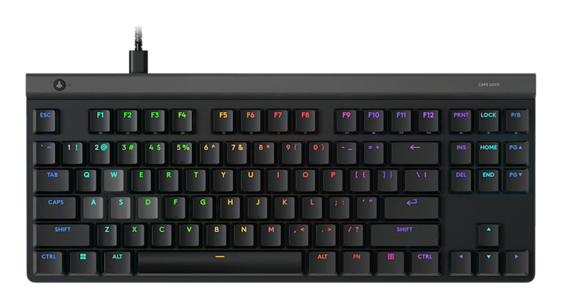 Logitech G G515 RAPID TKL – Gaming-Tastatur – mechanisch, kabelgebunden (USB-C) – RGB – QWERTZ (DE) – Schwarz