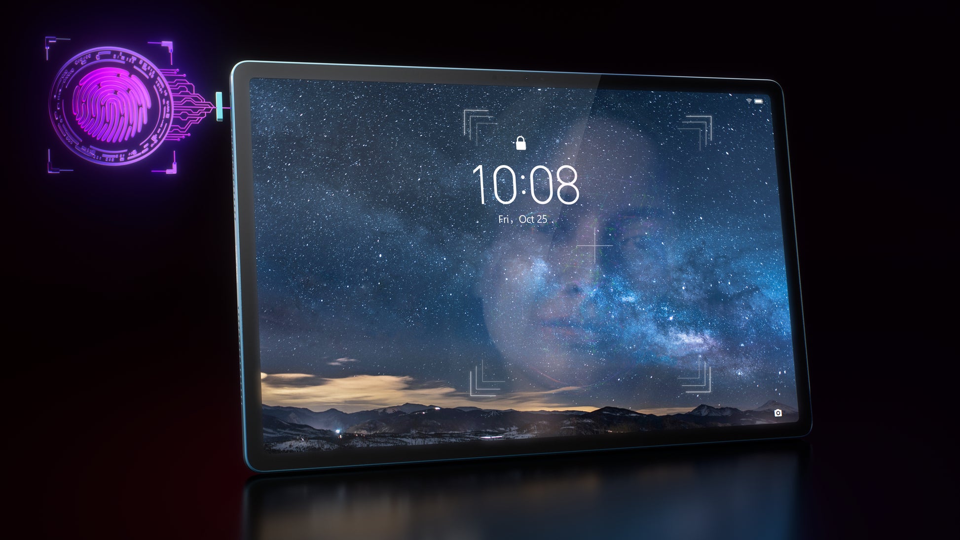 Lenovo Yoga Tab Plus – 12,7", 256 GB, 16 GB RAM, Wi‑Fi, Türkis, IP53