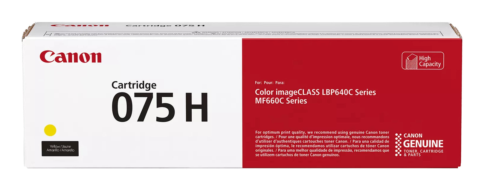 Canon Toner 6366C002 – Gelb, 2500 Seiten – für LBP647Cdw/LBP664Cdw