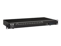 Tripp Lite B024-DPU16 – 16-Port DP KVM-Switch – 4K/60 Hz, USB 3.0-Hub, Audio, 1U Rack