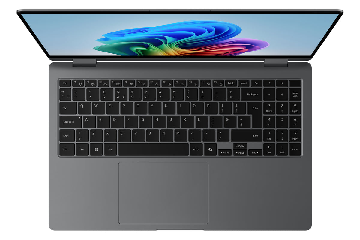 Samsung Galaxy Book5 360 Copilot+ – 15,6" FHD OLED Touch, Core Ultra 7 256V, 16 GB, 1 TB SSD, Win 11 Home