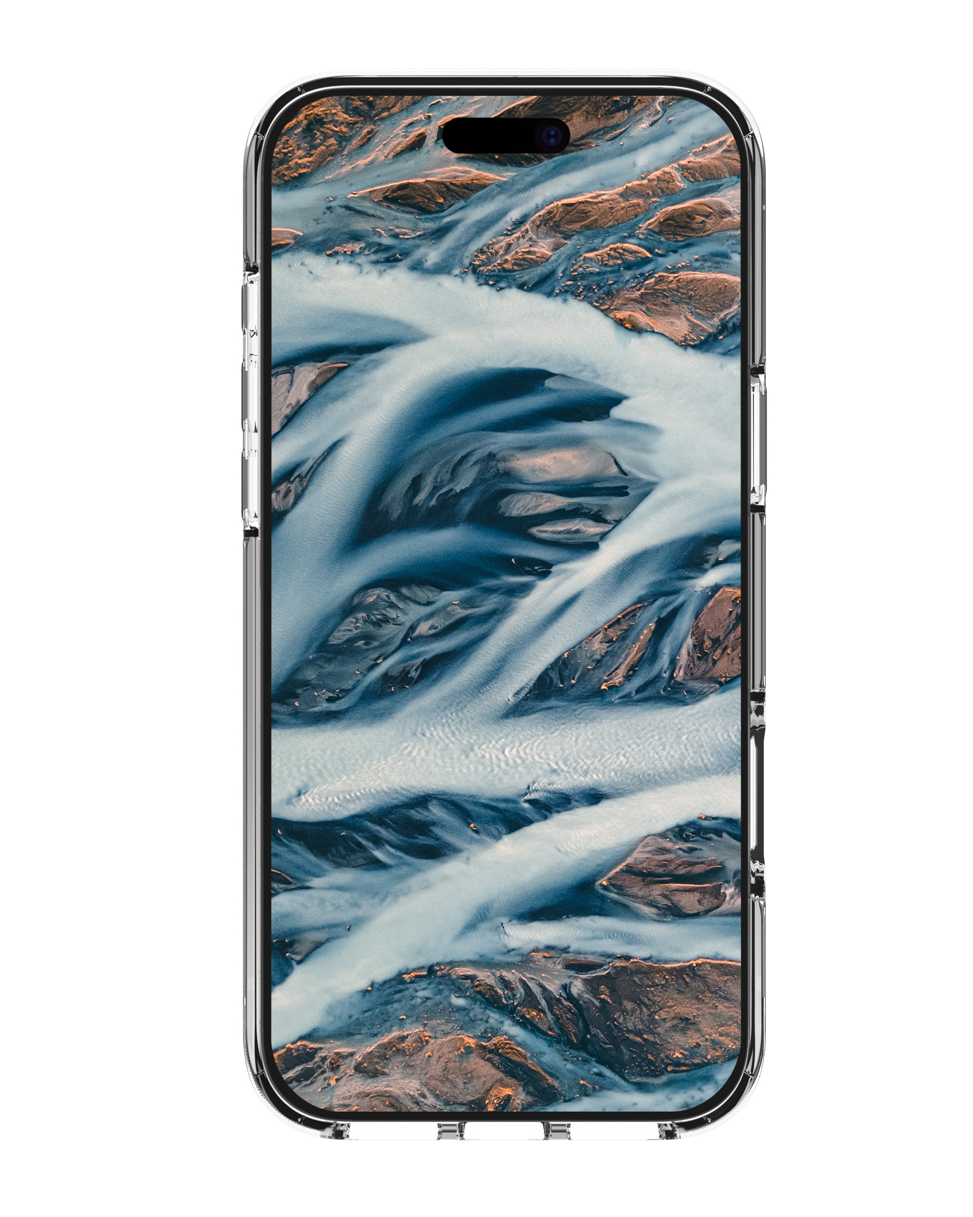dbramante1928 Iceland Pro Backcover – für Apple iPhone 16 Pro Max, MagSafe, Recycling-Kunststoff, Transparent