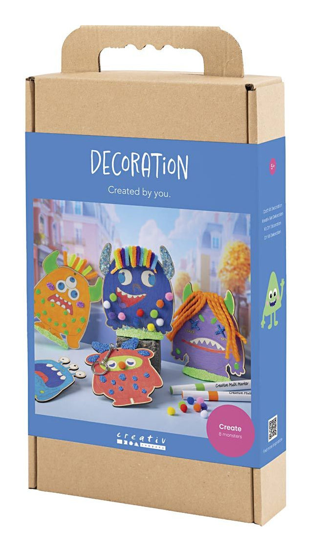 Creativ Company Allgemeines Bastelset – Monster – ab 5 Jahren