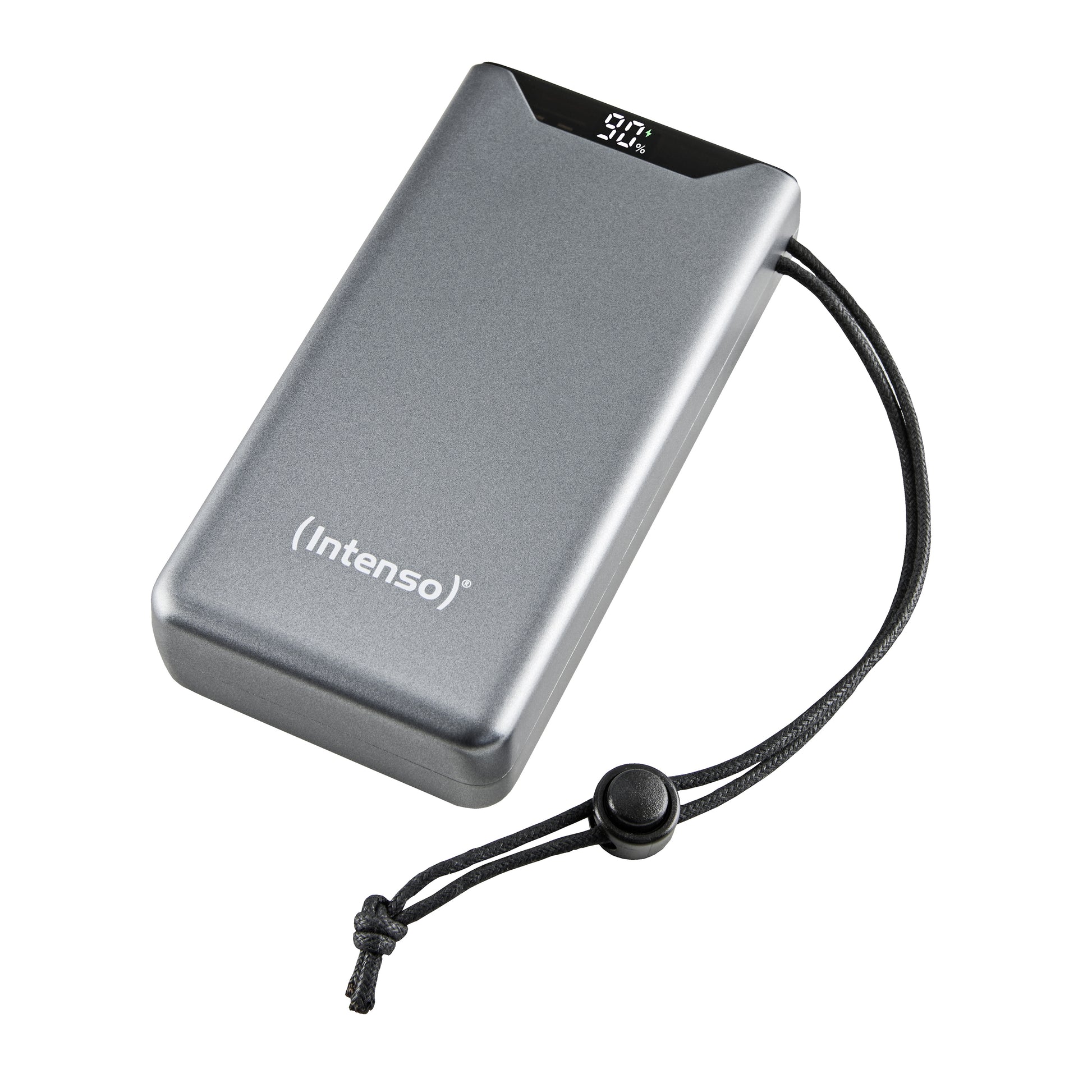 Intenso F20000 Powerbank 20'000 mAh – 20 W PD, 1× USB-C, 1× USB-A, grau