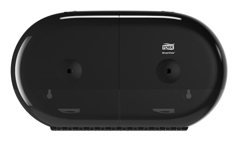 Tork SmartOne – Toilettenpapierspender – Kunststoff, schwarz, für Tork T9, 15,6 × 39,8 × 22,1 cm