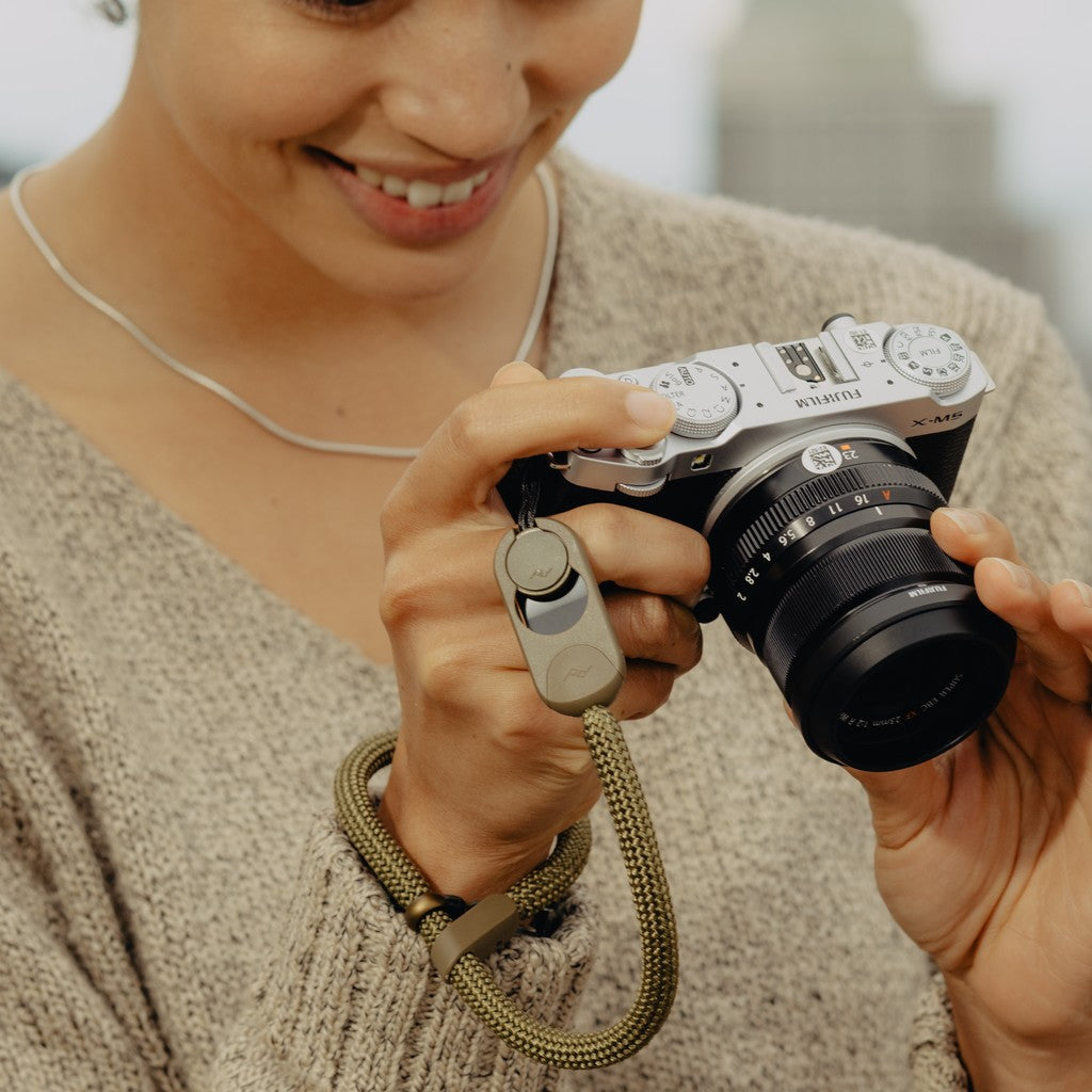 Peak Design Cuff Handschlaufe – Nylon/Polyester, 22–28 cm, 21,3 g – für Digitalkamera – Hellgrün