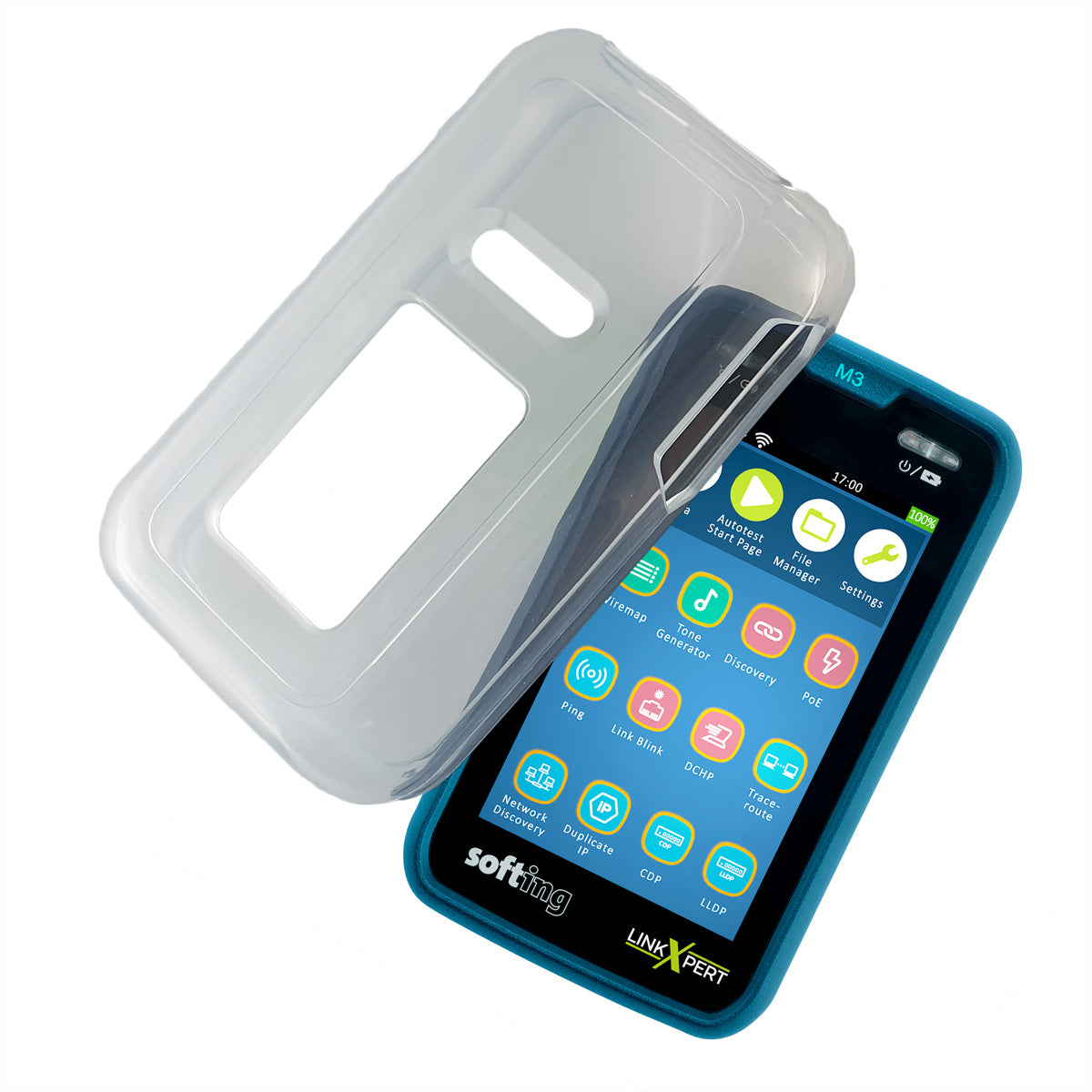 Softing IT Networks Schutzhülle für LinkXpert – Transparent, 162×95×35 mm
