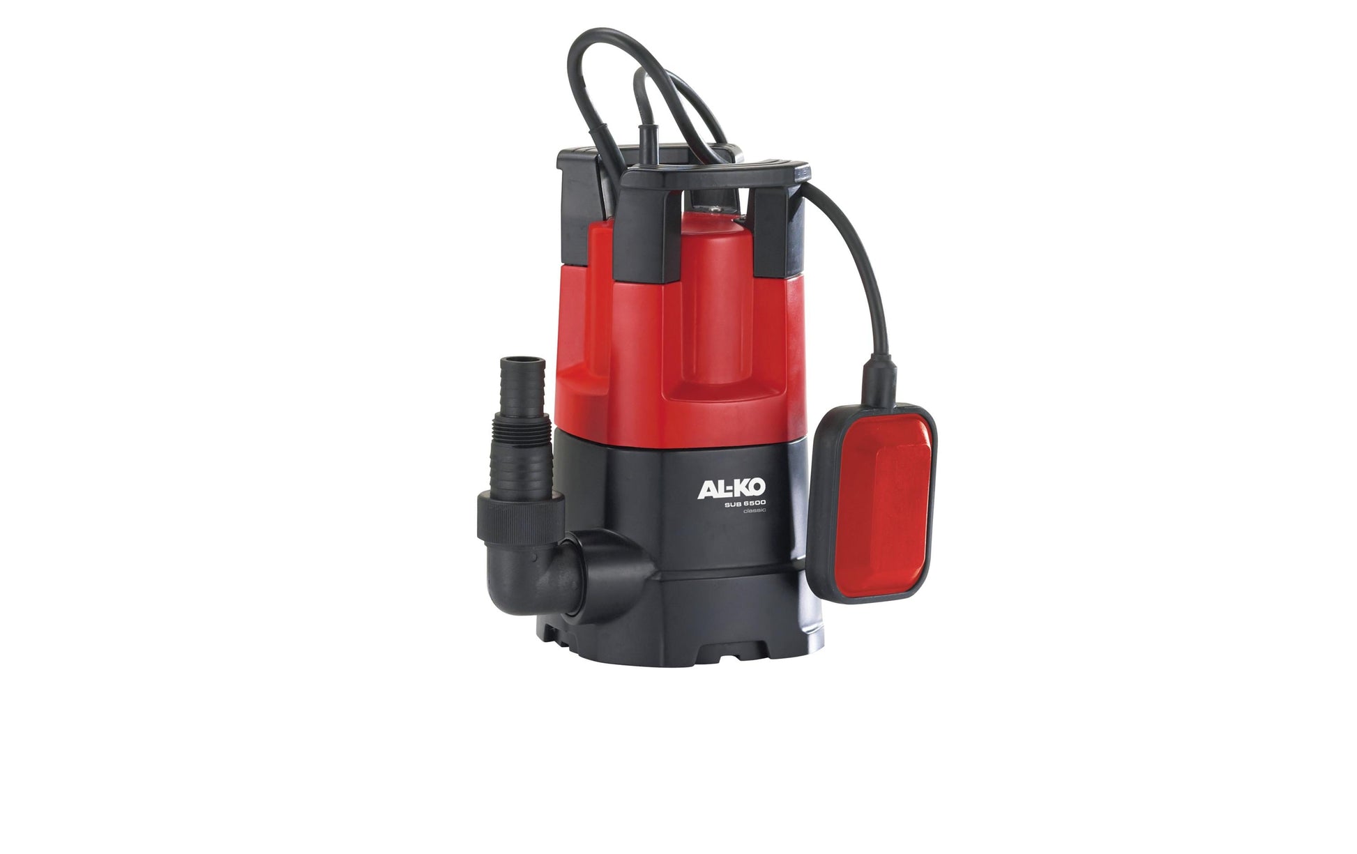 AL-KO Tauchpumpe Sub 6500 – 250 W, Förderhöhe 6 m, Fördermenge 6500 l/h, Sauganschluss 1 1/4″, Kabel 10 m
