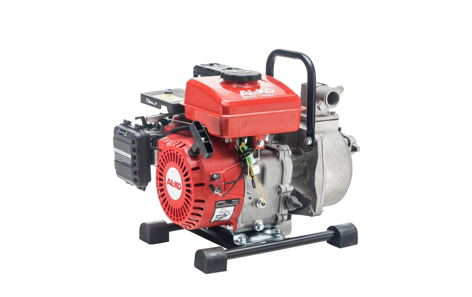 AL-KO Benzinmotorpumpe – 330 × 420 × 363 mm, Stahl, Rot, 12000 l/h, 6 m Förderhöhe, 1700 W