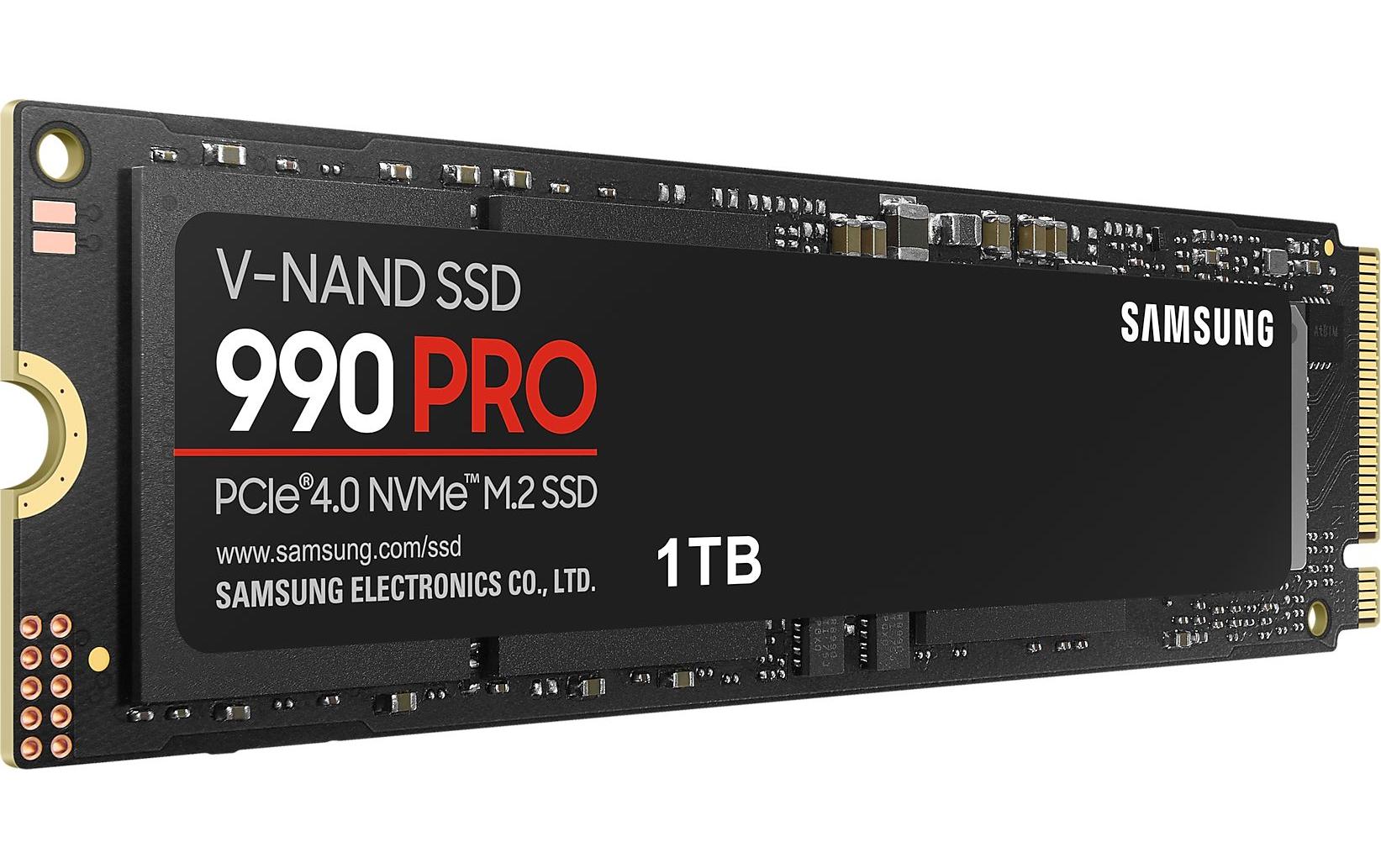 Samsung 990 PRO – 1 TB, M.2 2280 NVMe, PCIe 4.0 x4