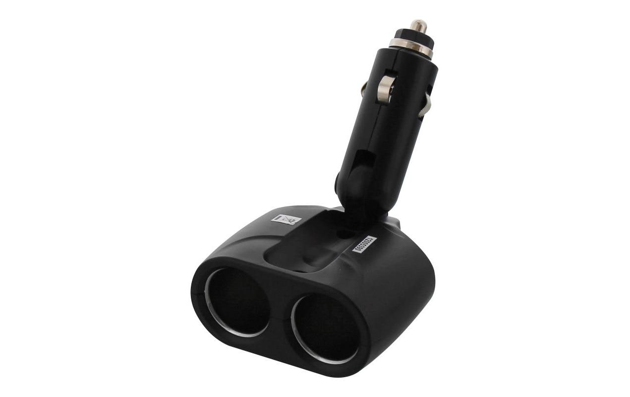 T`nb T'nB TB-ACDI034699 Reiseadapter 12 V KFZ-Stecker zu 2× KFZ-Buchse – 54 W – Schwarz