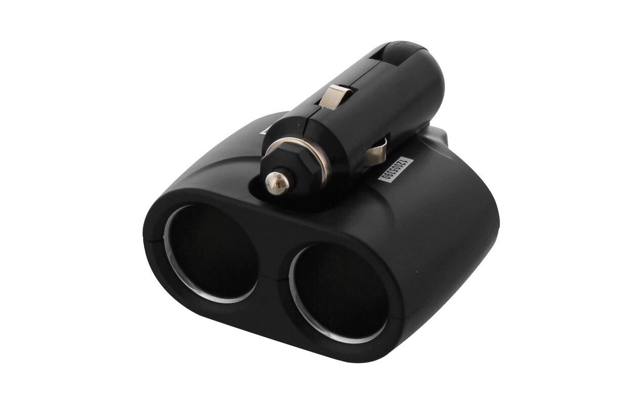 T`nb T'nB TB-ACDI034699 Reiseadapter 12 V KFZ-Stecker zu 2× KFZ-Buchse – 54 W – Schwarz