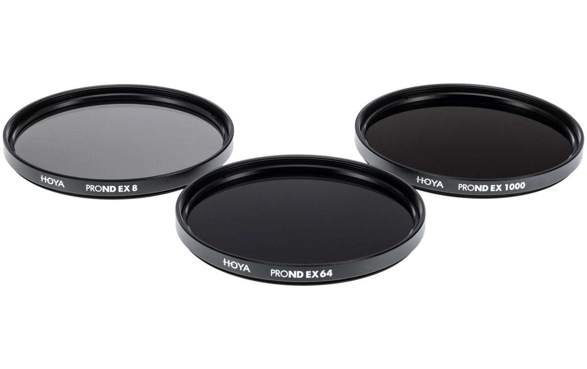 Hoya PRO ND EX Filter-Kit 77 mm – ND8/64/1000 – 3er-Pack
