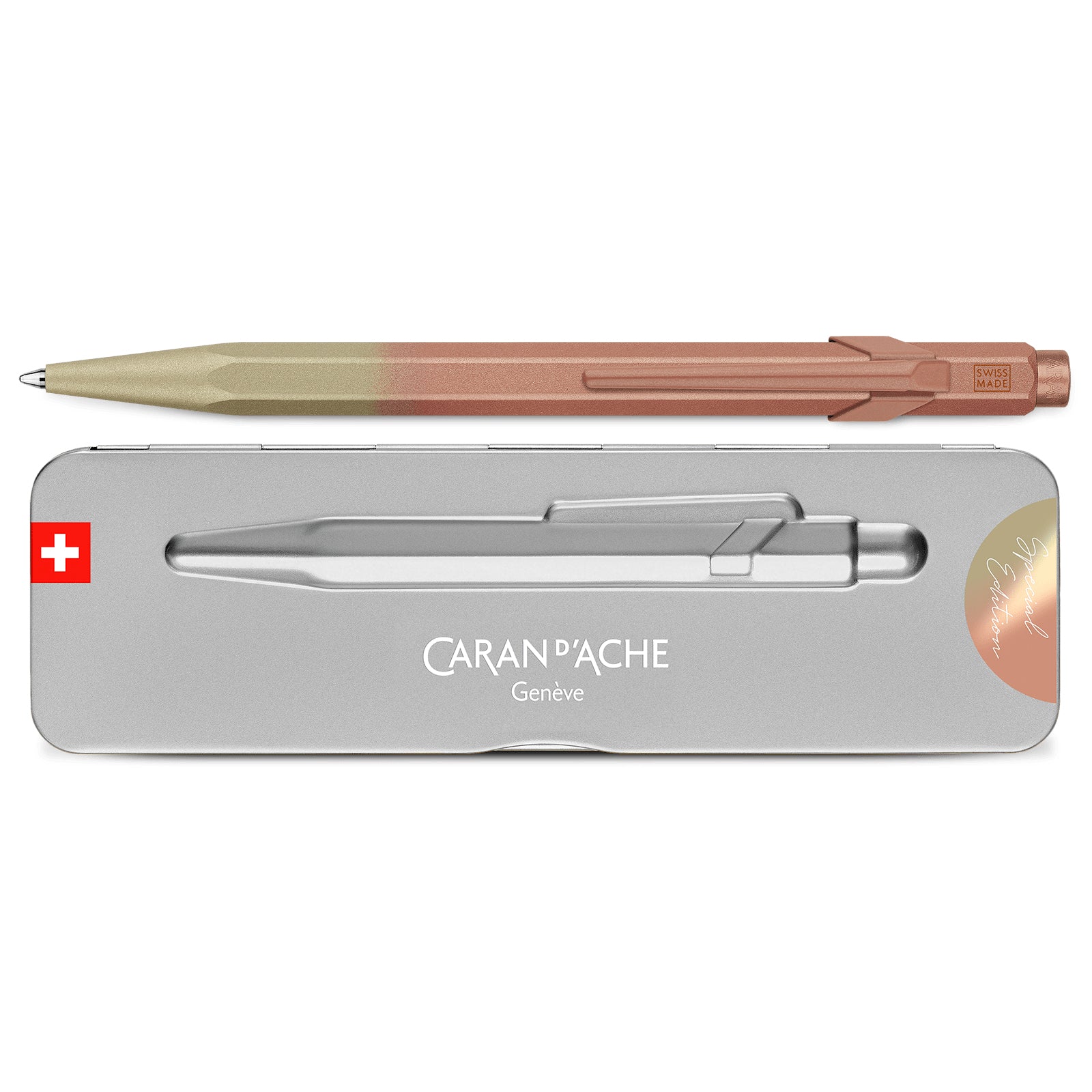 Caran d-Ache Kugelschreiber – Sonnenstein Rosa, Aluminium