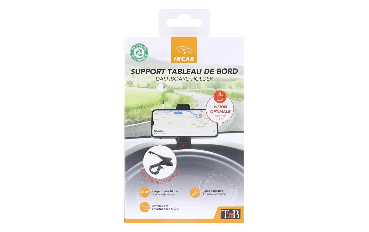 T`nb T'nB TB-DASHCLIP – Auto-Halterung – Armaturenbrett – für Smartphones (universell) – Schwarz
