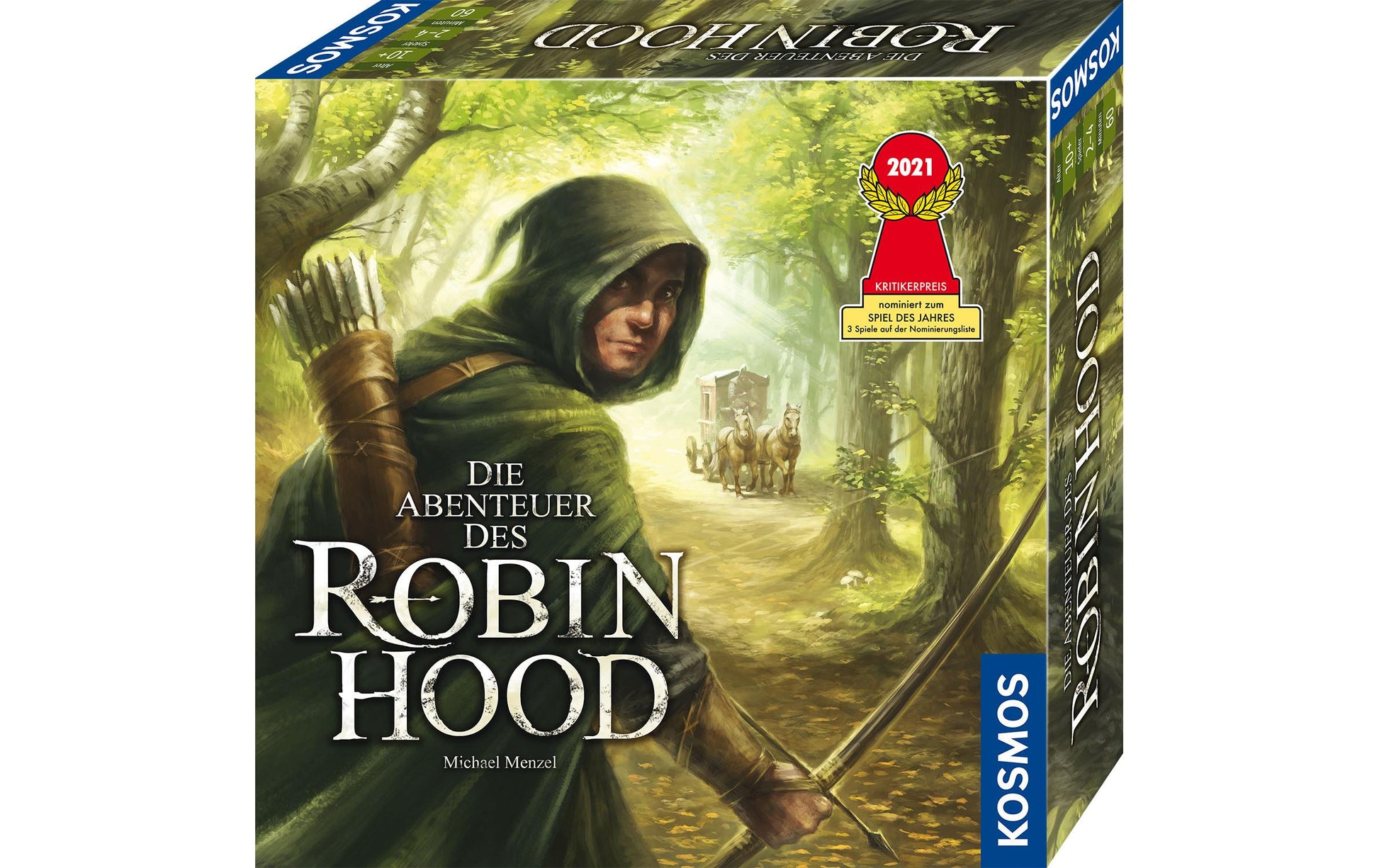 Kosmos Die Abenteuer des Robin Hood – Brettspiel, 2–4 Spieler, ab 10 Jahren, 60 Min., DE