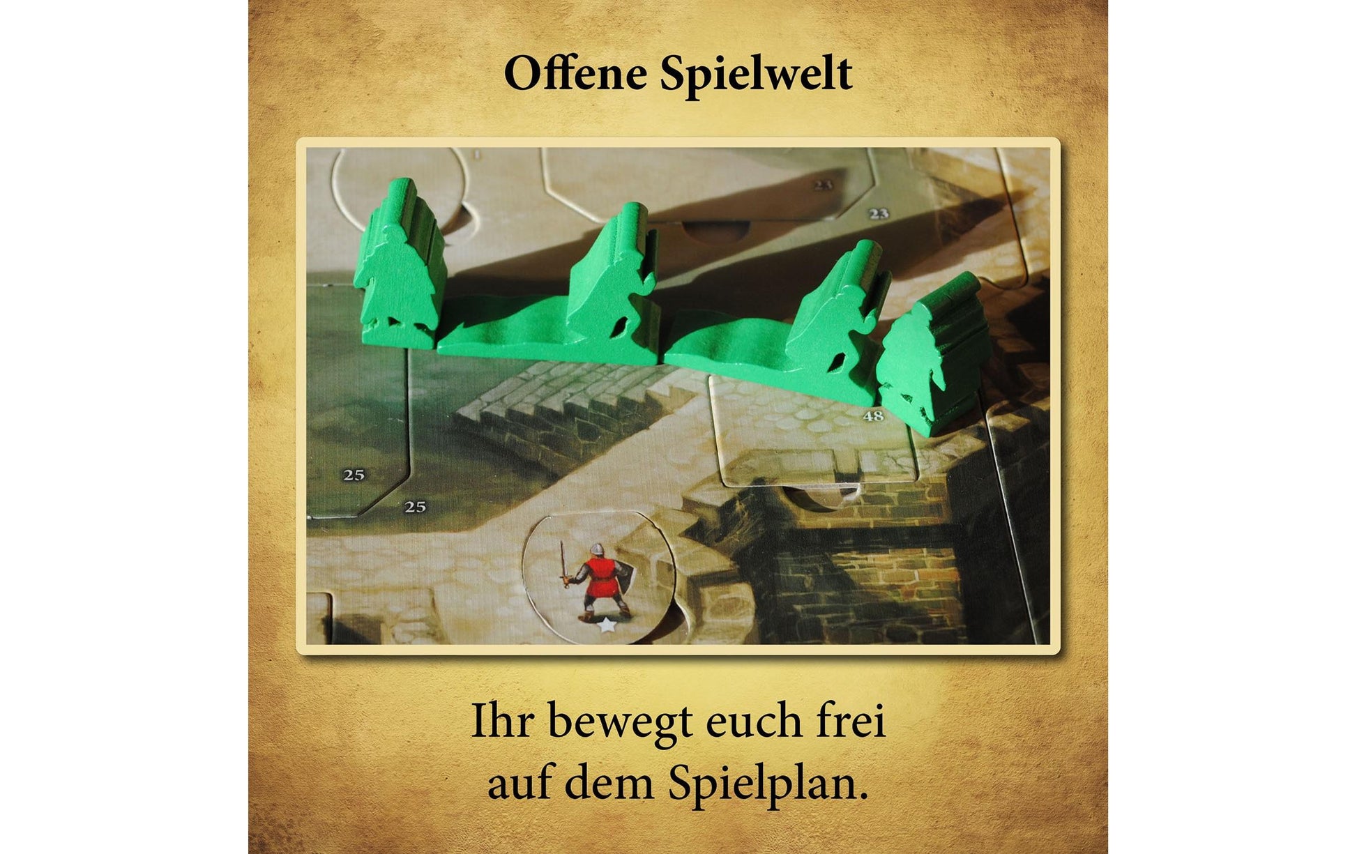 Kosmos Die Abenteuer des Robin Hood – Brettspiel, 2–4 Spieler, ab 10 Jahren, 60 Min., DE