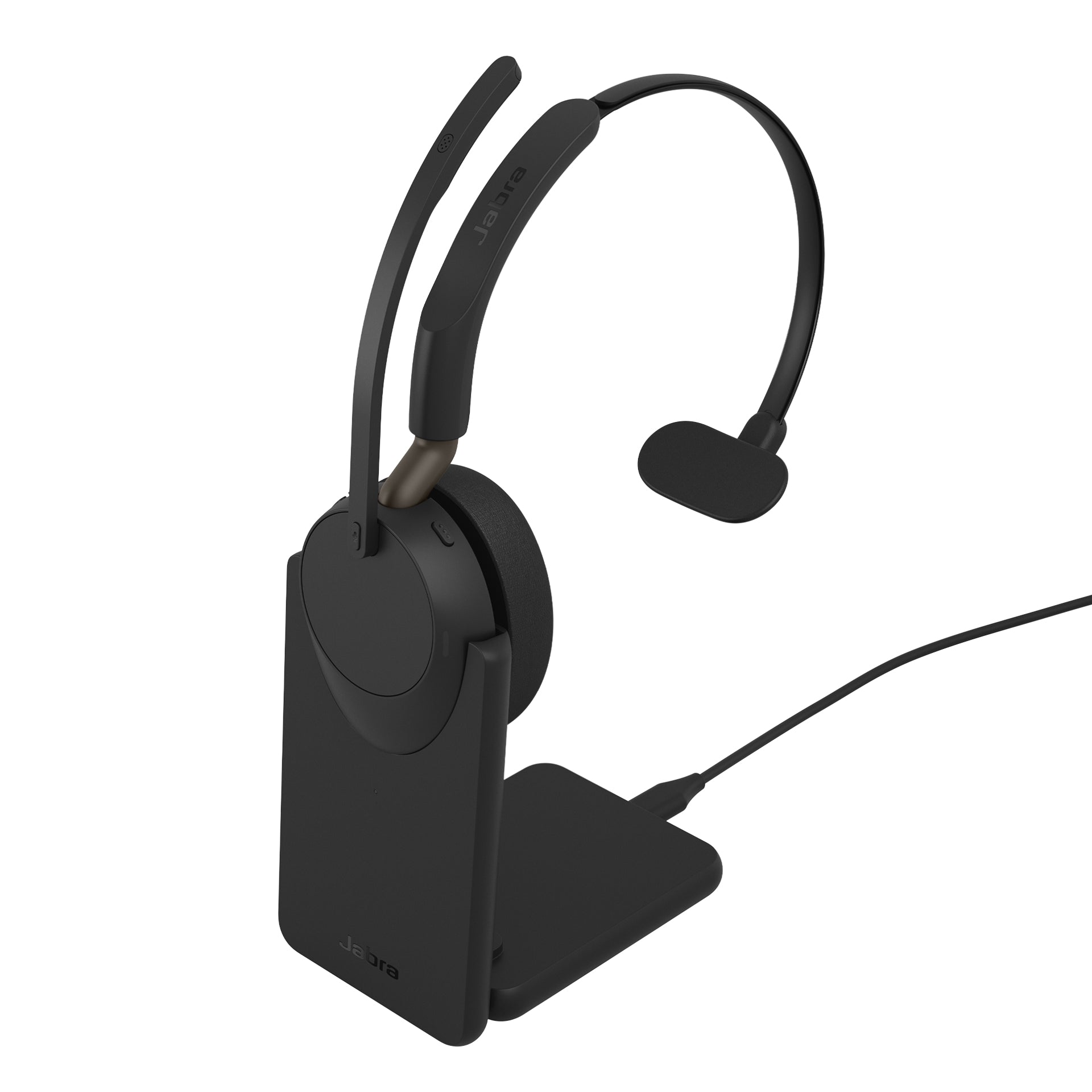 Jabra Evolve3 65 UC Office-Headset – On-Ear, Mono, BT, USB-C, UC-optimiert, Schwarz