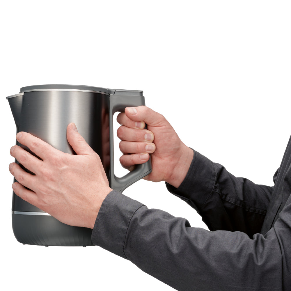 Solis Kettle 5520 – Wasserkocher 1,7 l, 1800 W, Edelstahl, Silber