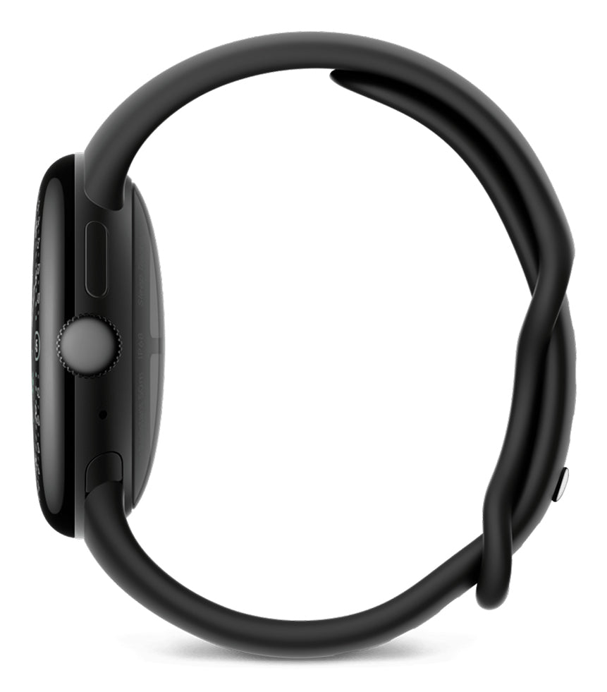 Google Pixel Watch 4 41 mm GPS – Aluminium Schwarz, Obsidian, S/L, 50 m, für Android