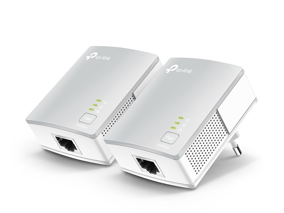 TP-Link TL-PA4010 KIT – Powerline-Adapter – 600 Mbit/s, 1×RJ45 10/100 Mbit/s, 2er-Pack, Weiss