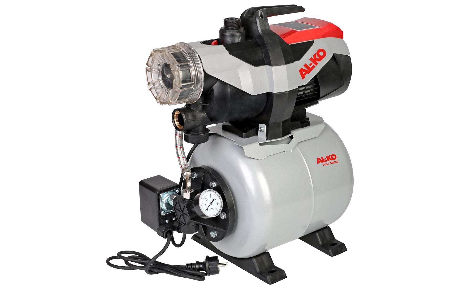 AL-KO HW 3600 – Hauswasserwerk, 850 W, 3600 l/h, 38 m, 2,8 bar