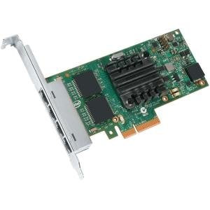 Intel Ethernet Server Adapter I350-T4V2 1G-Karte – PCIe v2.1 x4, 4× RJ-45, Halbe Höhe (Low-Profile)