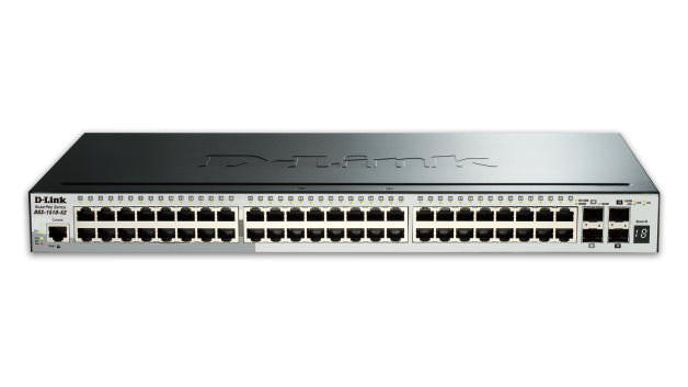 D-Link DGS-1510-52X – Managed L3 Switch – 48× 1G, 4× SFP+, 1U