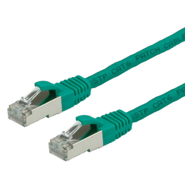 VALUE Patchkabel – Cat.6 / Klasse E, S/FTP (PiMF), 5 m, grün, LSOH, RJ‑45