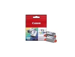 Canon Tintenpatronen-Multipack BCI-15BK, schwarz, 2er-Pack