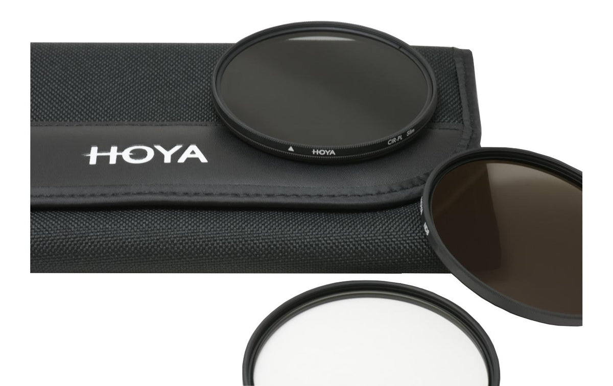 Hoya Digital Filter Kit II – UV, CIR-PL & ND8 – 37 mm