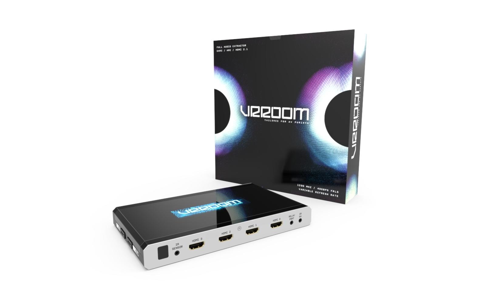 HDFury VRROOM 8K – HDMI-Matrix 4×2, 40 Gbit/s, EDID-Management, RS-232