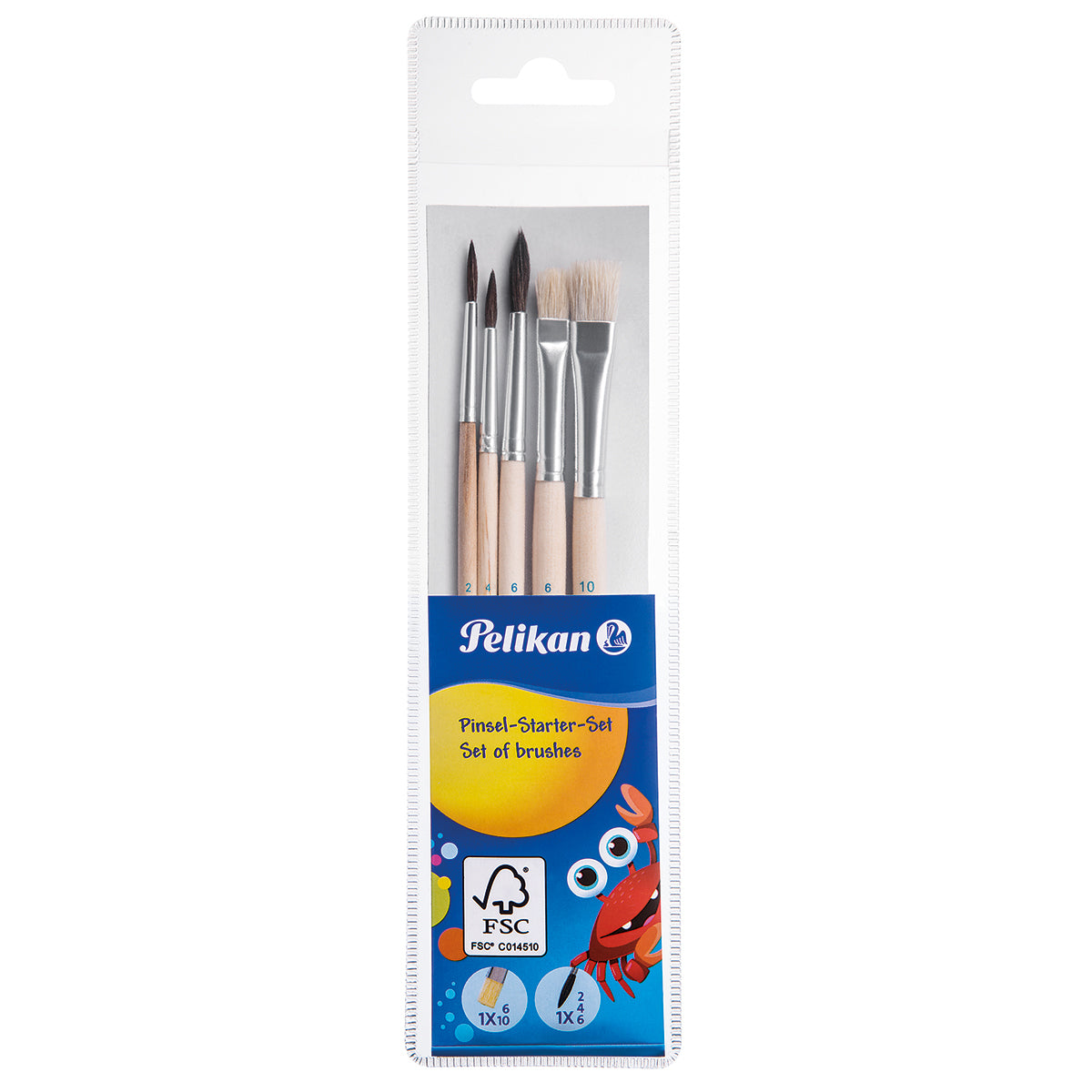 Pelikan Allzweckpinsel – 5er-Pack