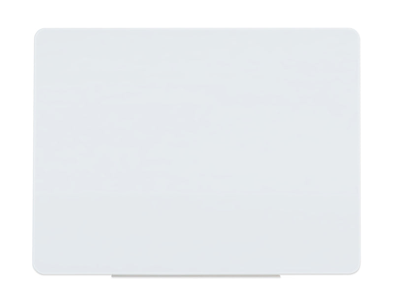 Bi-Office Whiteboard – 150 × 120 cm, Glas, magnetisch, inkl. Stiftablage