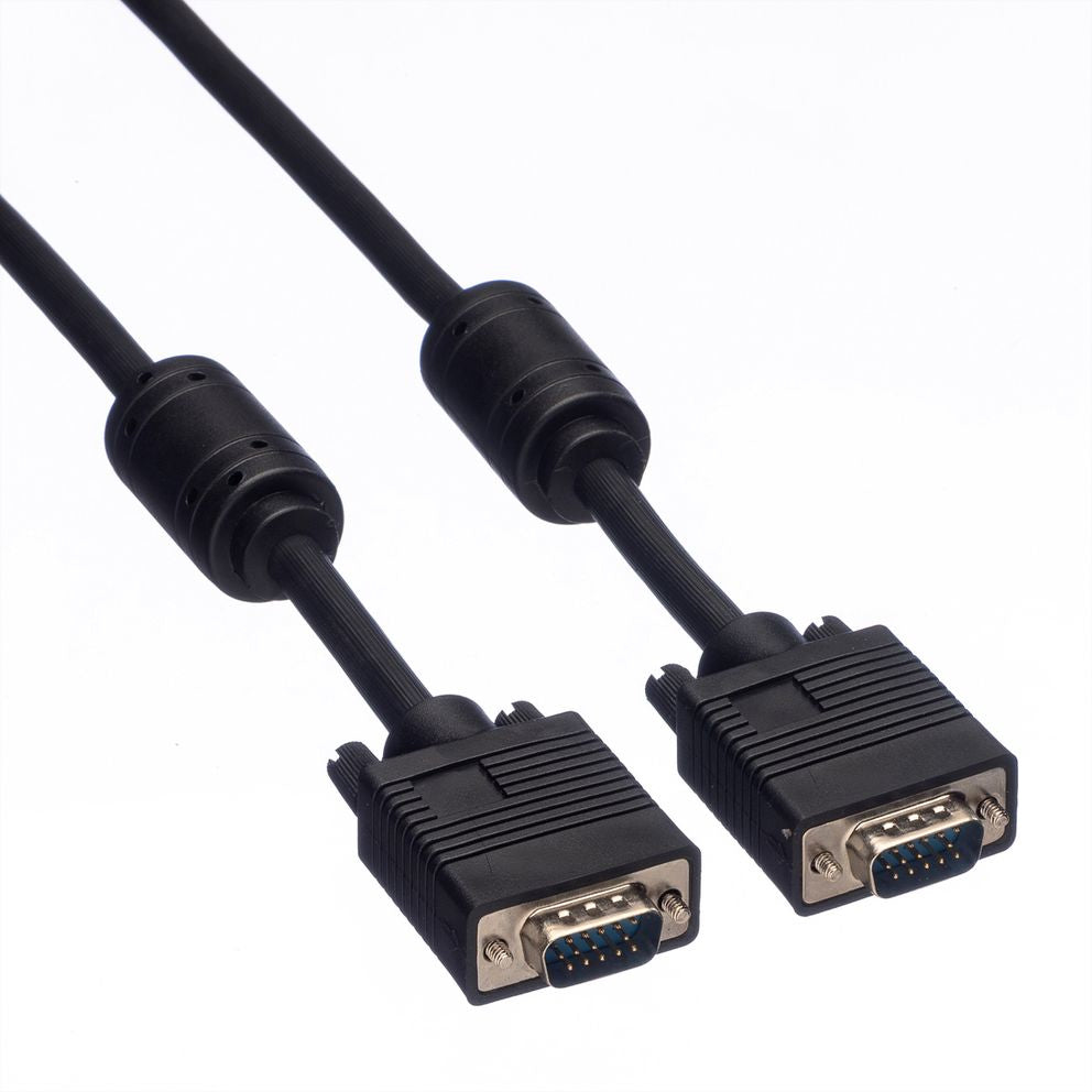 ROLINE SVGA-Kabel – 1280×720 – 6 m – für Computer, Monitor, Beamer