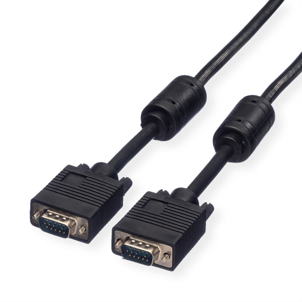 ROLINE SVGA-Kabel – 1280×720 – 6 m – für Computer, Monitor, Beamer