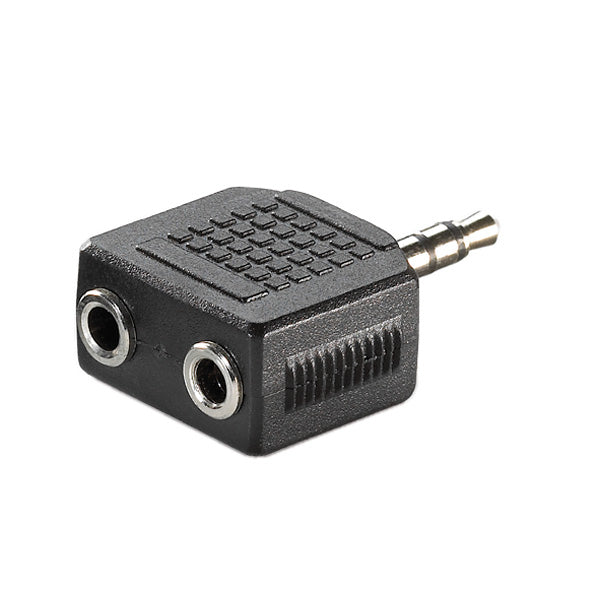 VALUE 3,5 mm Splitterkabel – 3,5 mm Klinke Stecker zu 2× 3,5 mm Klinke Buchsen