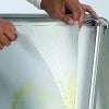 Bi-Office Plakatständer – Aluminiumrahmen, 461 × 884 mm