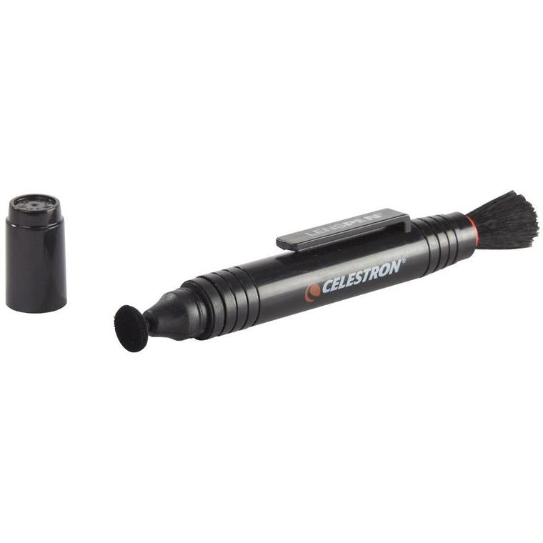 Celestron Reinigungsstift – mit Bürste – für Objektive, Glas – Schwarz