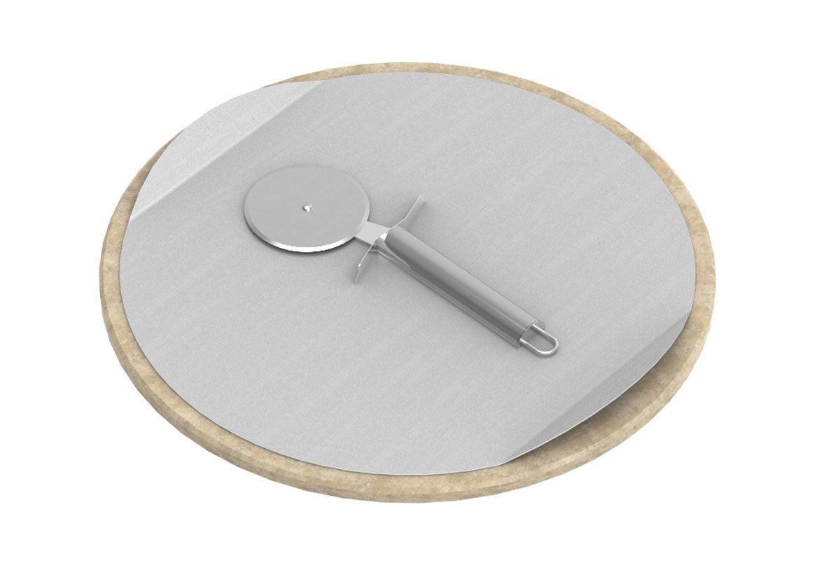Campingaz Pizzastein Ø 29 cm, Keramik/Aluminium, Set, sand