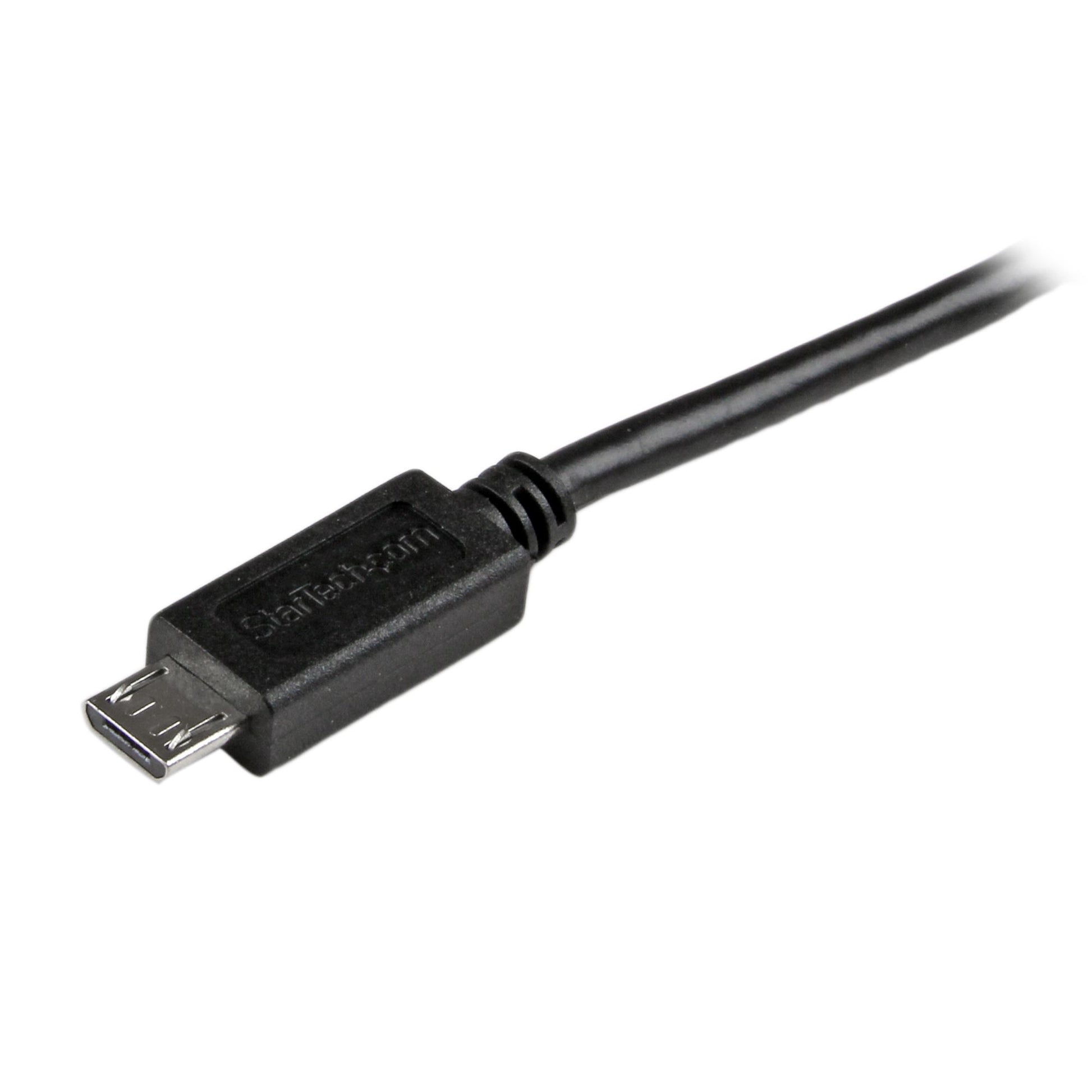 StarTech.com USB-Kabel – USB-A auf Micro-USB-B – USB 2.0 (480 Mbit/s) – 2 m – Schwarz