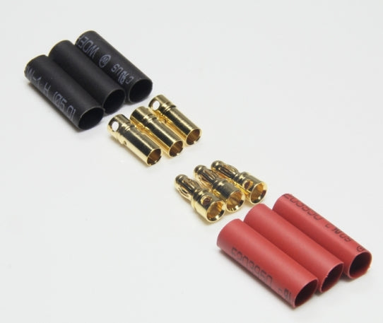 EP Product Adapterkabel, 3,5 mm, 3 Stk., vergoldet – schwarz/gold/rot