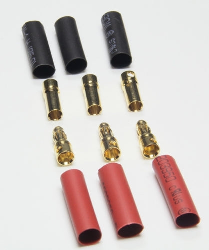 EP Product Adapterkabel, 3,5 mm, 3 Stk., vergoldet – schwarz/gold/rot